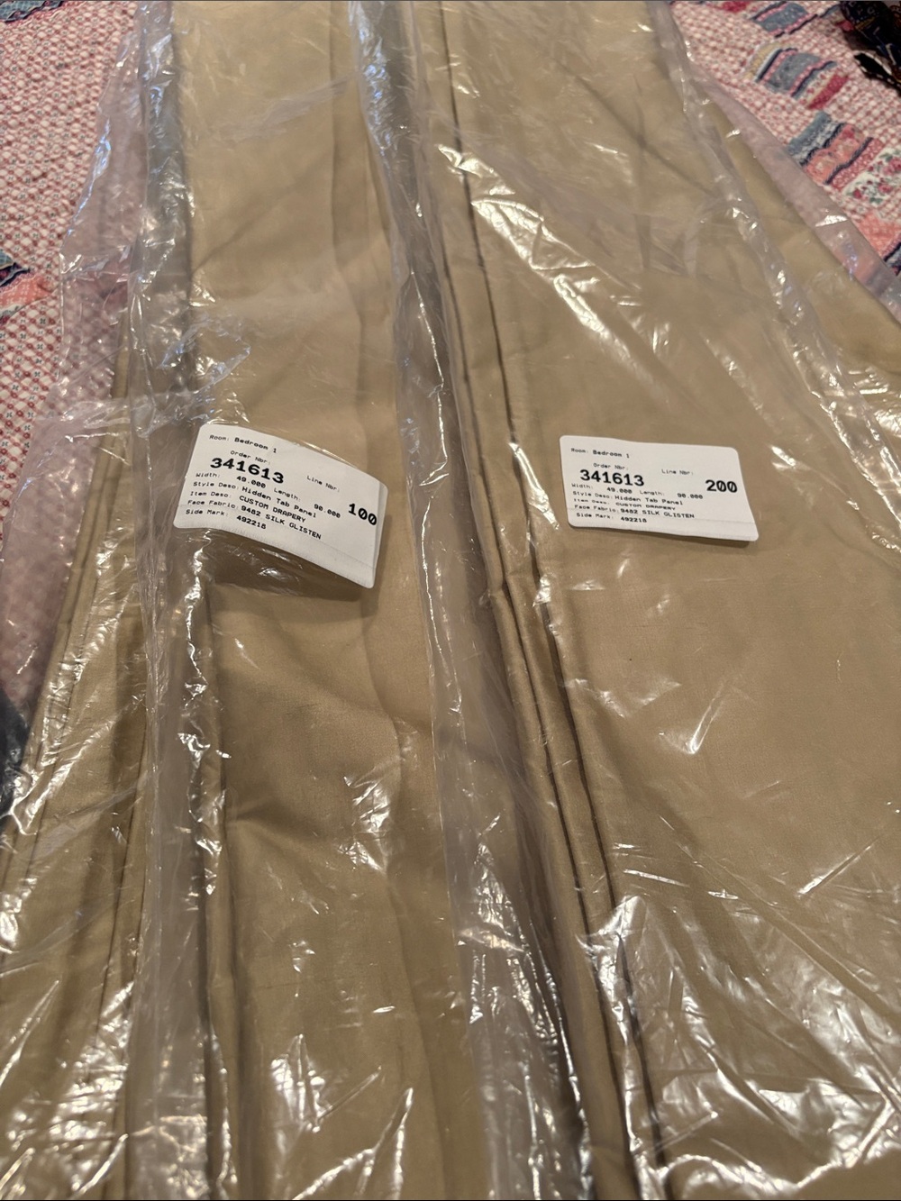 SILK DRAPES by Smith & Noble